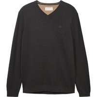 Tom Tailor Herren Pullover BASIC V-NECK - Relaxed Fit Tom Tailor Herren Pullover BASIC V-NECK - Relaxed Fit