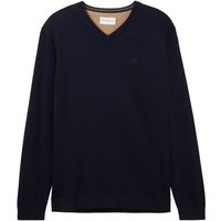 Tom Tailor Herren Pullover BASIC V-NECK - Relaxed Fit Tom Tailor Herren Pullover BASIC V-NECK - Relaxed Fit