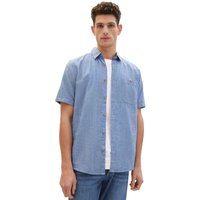 Tom Tailor Herren Kurzarm Hemd COTTON LINEN - Regular Fit Tom Tailor Herren Kurzarm Hemd COTTON LINEN - Regular Fit