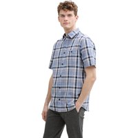 Tom Tailor Herren Kurzarm Hemd CHECKED SLUBYARN SHIRT - Regular Fit Tom Tailor Herren Kurzarm Hemd CHECKED SLUBYARN SHIRT - Regular Fit