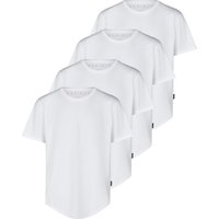 DENIMFY Tshirt Herren lang geschnitten Set 100% Baumwolle Regular Fit DFPaco 4er Pack DENIMFY Tshirt Herren lang geschnitten Set 100% Baumwolle Regular Fit DFPaco 4er Pack