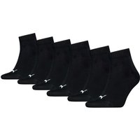PUMA Herren Damen UNISEX QUARTER PLAIN ECOM 6er Pack PUMA Herren Damen UNISEX QUARTER PLAIN ECOM 6er Pack