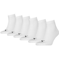 PUMA Herren Damen UNISEX QUARTER PLAIN ECOM 6er Pack PUMA Herren Damen UNISEX QUARTER PLAIN ECOM 6er Pack