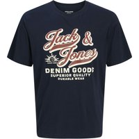 Jack & Jones Herren Rundhals T-Shirt JJELOGO TEE SS O-NECK 2 COL - Regular Fit Jack & Jones Herren Rundhals T-Shirt JJELOGO TEE SS O-NECK 2 COL - Regular Fit