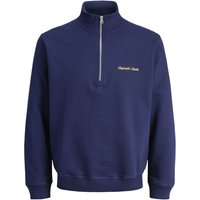 Jack & Jones Herren Sweatshirt JORNORREBRO EMB SWEAT HIGH NECK - Relaxed Fit Jack & Jones Herren Sweatshirt JORNORREBRO EMB SWEAT HIGH NECK - Relaxed Fit