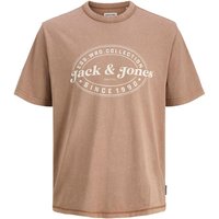 Jack & Jones Herren Rundhals T-Shirt JJEDOVER PRINT TEE SS CREW NECK - Relaxed Fit Jack & Jones Herren Rundhals T-Shirt JJEDOVER PRINT TEE SS CREW NECK - Relaxed Fit