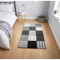 Large Grey Kids Rug