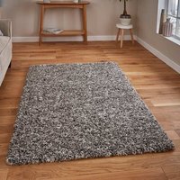 Vista 3547 Silver Shaggy Rug