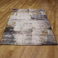 Galleria Blue Rust Grey Rug 9290