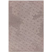 Starburst 3D Rug Lilac Woolen Viscose