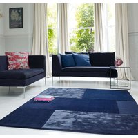 Tate Rug Navy Wool Viscose