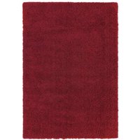 Ritchie Shag Pile Rug Red