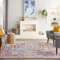 Vintage Kashan Grey Multicolor VKA06 Rug