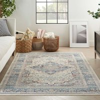 Vintage Kashan Ivory Blue VKA07 Rug