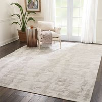 Ellora Ell01 Ivory Grey Modern Rug