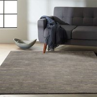 Calvin Klein Ck400 Halo Hal01 Charcoal Striped Rug