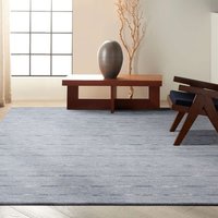 Calvin Klein Ck400 Halo Hal01 Denim with Beige Stripes Rug