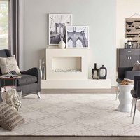 Ivory Grey Modern Rug Venosa VSN01