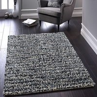 Origins Rocks Chunky Multi Grey Wool Rug