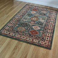 Kashkuli Green Traditional Rug