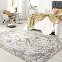 Origins Vogue Pink Ochre Faded Heritage Rug