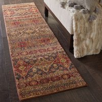 Traditional Jewel JEL03 Blue Red Rug