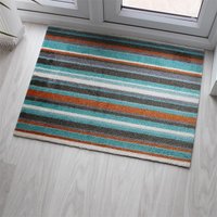 Multi Stripe Washable Doormat