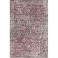 Red Blue Persian Washable Rug Kaya Mona KY10