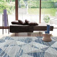 Orion OR14 Blocks Blue Geometric Rug