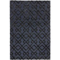 Dixon Rug Black Trellis