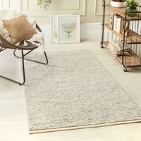 Origins La Playa Silver Wool Textures Rug