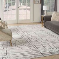 Desire DSR03 Grey Silver Luxury Silky Rug