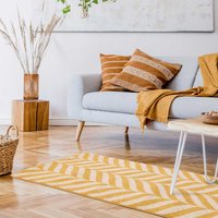 Muse Rug 08 Lemon Yellow Runner