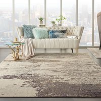 Celestial Ivory Grey CES02 Rug Runner