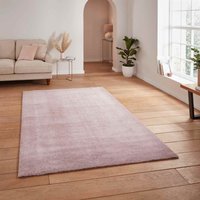 Cove Rose Soft Plain Short Shaggy Rug