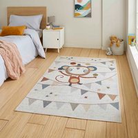 Vida Thin Soft Kids Monkey Rug