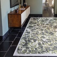 Swim River Thin Green Rug 9354 LDP