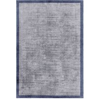 Blade Border Handwoven Rug Airforce Navy 06