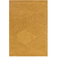 Hague Ochre Thick Woolen Rug Hand Tufted