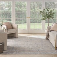 Exhale Abstract Modern Rug EXL02 Beige Blue