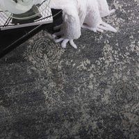 Silk Shadows Rug SHA14 Grahpite Runner