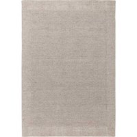 Larson Beige Indian Plain Border Rug