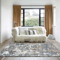 Canyon Rugs Peach Charcoal Bone 52023 3616 Circle