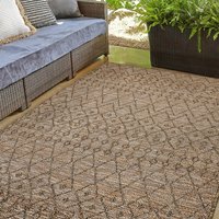 Summer Culture Tribal Latte Garden Rug