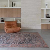 Ziba Wine Traditional Wool Rug