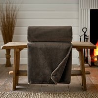 Windsor Mocha Brown Throw