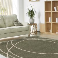 Halo Squiggle Sage Green Rug