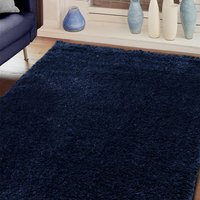 Jazz Shaggy Rug Navy