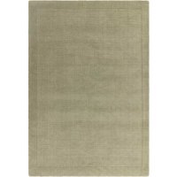 York Sage Green Colour Plain Wool Tufted Rug Runner