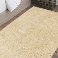 Snug Super Soft Shaggy Rug Plain Honey Runner